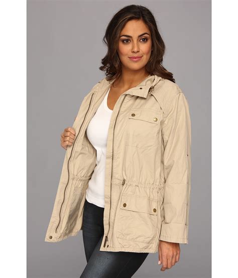 michael kors denim jacket|michael kors anorak women's jacket.